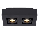 Ceiling luminaires for replaceable light source - Lucide XIRAX Ceiling 2xGU10 black 09119/11/30 - product 19