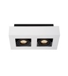 Ceiling luminaires for replaceable light source - Lucide XIRAX Ceiling 2xGU10 white black 09119/11/31 - product 1