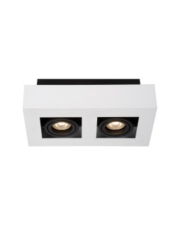 Lucide XIRAX Ceiling 2xGU10 white black 09119/11/31