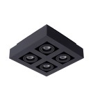 Plafonds - Lucide XIRAX Ceiling 4xGU10 black 09119/21/30 - product 13