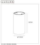 Ceiling luminaires for replaceable light source - Lucide DELTO LED Ceiling 1xGU10 white 09915/06/31 - product 16