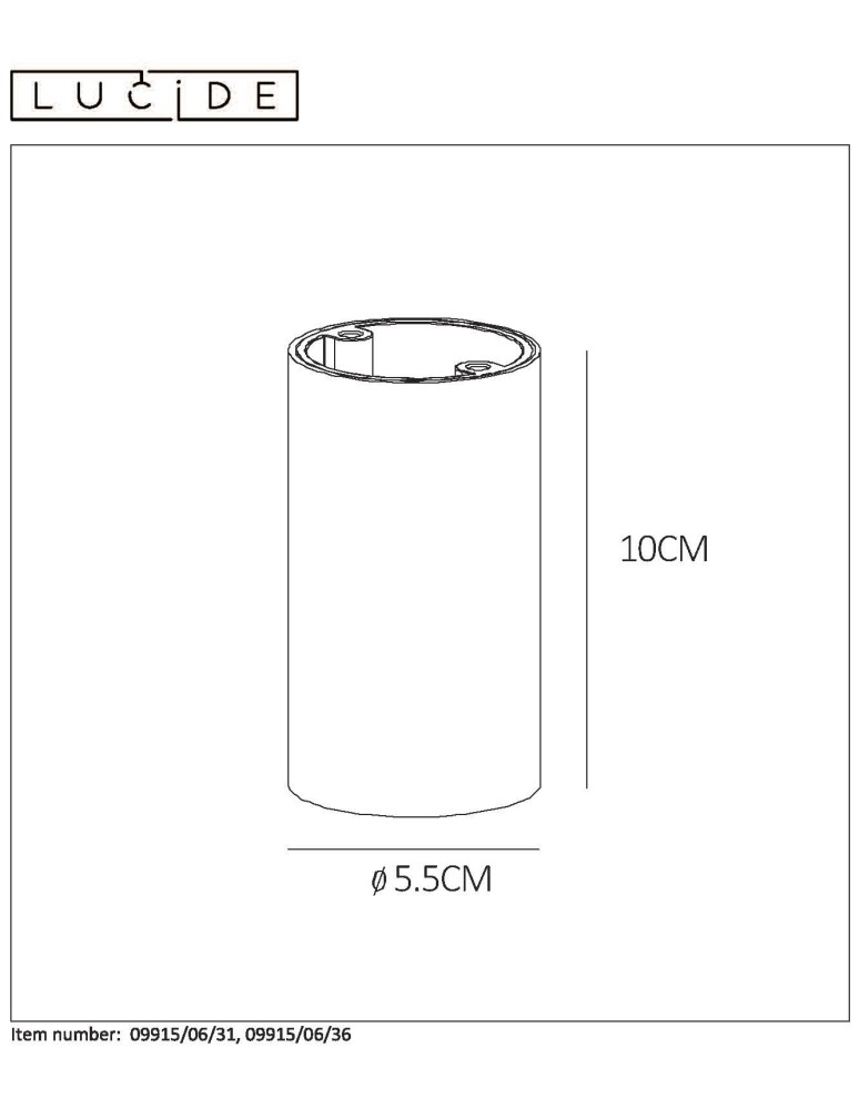 Ceiling luminaires for replaceable light source - Lucide DELTO LED Ceiling 1xGU10 white 09915/06/31 - product kolory-swiatla.pl 16