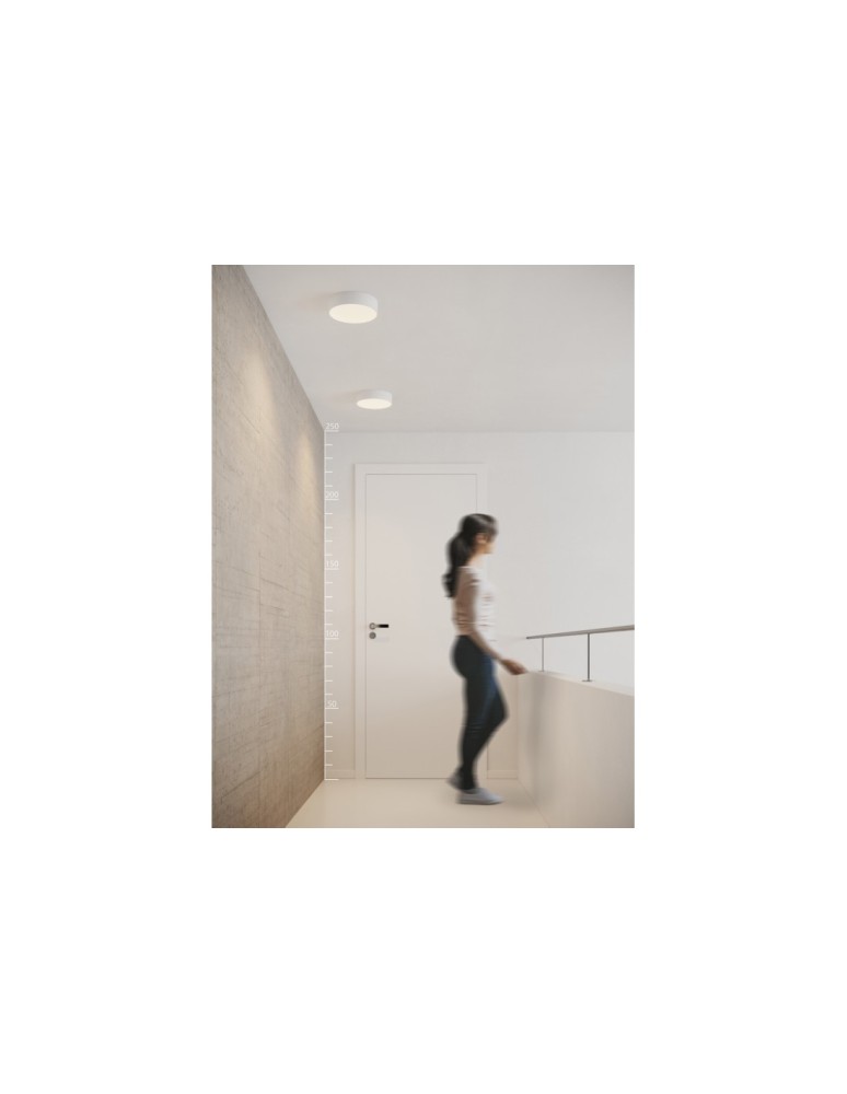 Round Plafonds - AZzardo MONZA II R 30 SMART LED 4000K White AZ3248 - product kolory-swiatla.pl 3