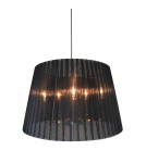 Pendant lamps with lampshade - Zuma Line BLOIS Pendant Lamp E27 60W P16194-BK. - product 1