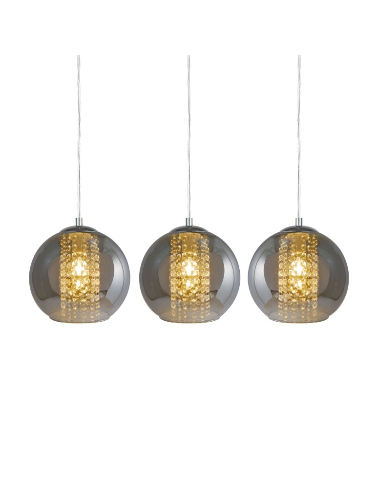 Triple pendant lamps - Zuma Line IVIA Pendant Lamp E27 60W P12082D-3. - product kolory-swiatla.pl 1