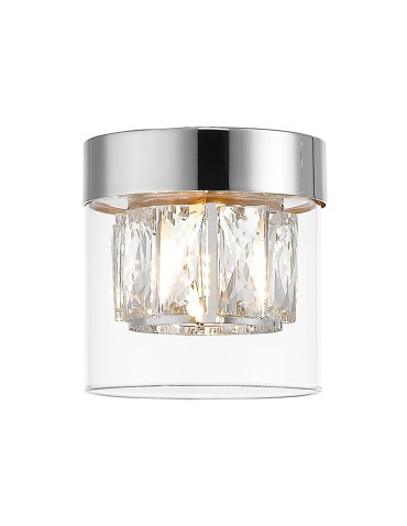 Zuma Line GEM Chrome Ceiling Lamp G9 28W C0389-01A-F4AC.