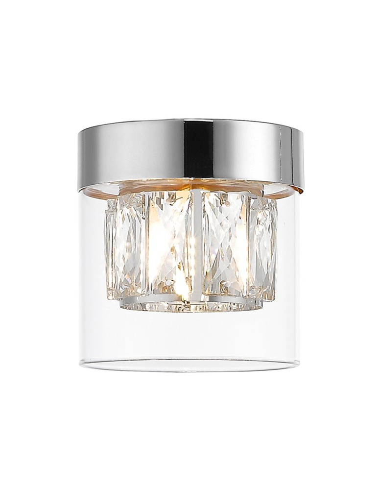 Glamour ceiling lamps - Zuma Line GEM Chrome Ceiling Lamp G9 28W C0389-01A-F4AC. - product kolory-swiatla.pl 1