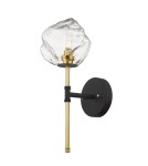 Wall lamps - Zuma Line ROCK Wall lamp Black/Gold G9 28W W0488-01D-SEAC. - product 1