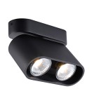 Spotlight ceiling lamps - Zuma Line RONDIA2 Black GU10 50W ACGU10-147 - product 1