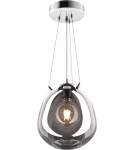 Glass pendant lamps - Zuma Line MOON Pendant Lamp E27 60W P19066B-D25. - product 1