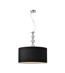 Pendant lamps with lampshade - Zuma Line REA II Pendant Lamp Black E27 60W RLD93163-1B. - product 2