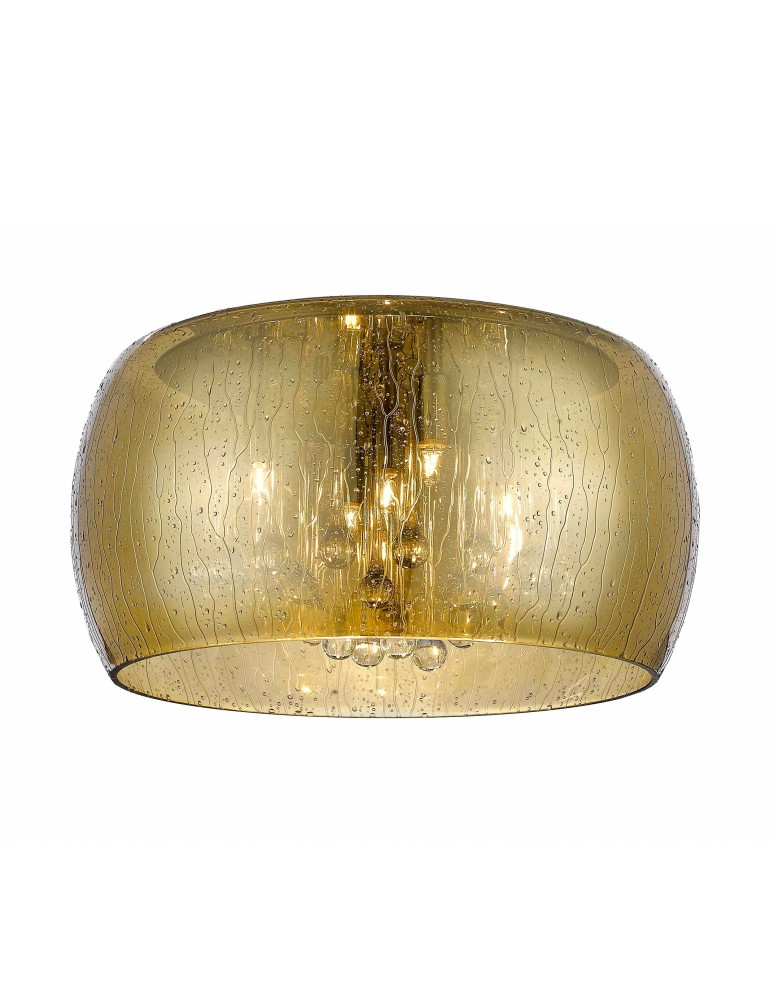 Glamour ceiling lamps - Zuma Line RAIN Gold G9 42W Ceiling Lamp C0076-05L-F4L9. - product kolory-swiatla.pl 1