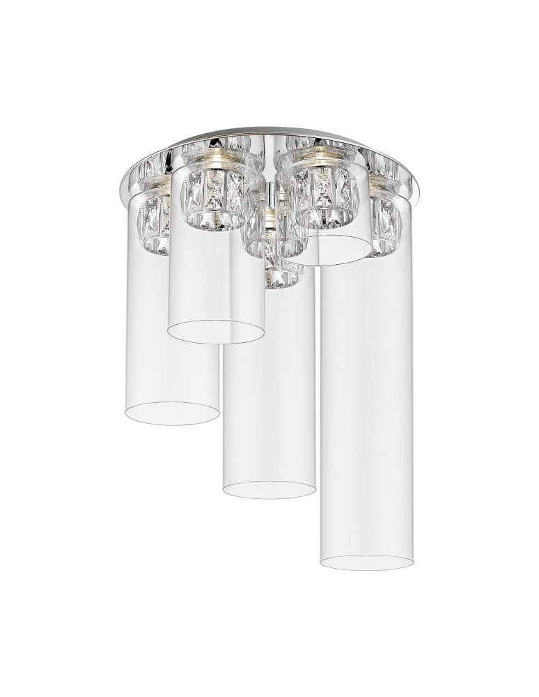 Glamour ceiling lamps - Zuma Line GEM LED 5W Ceiling Lamp C0389-05F-B5AC. - product kolory-swiatla.pl 1