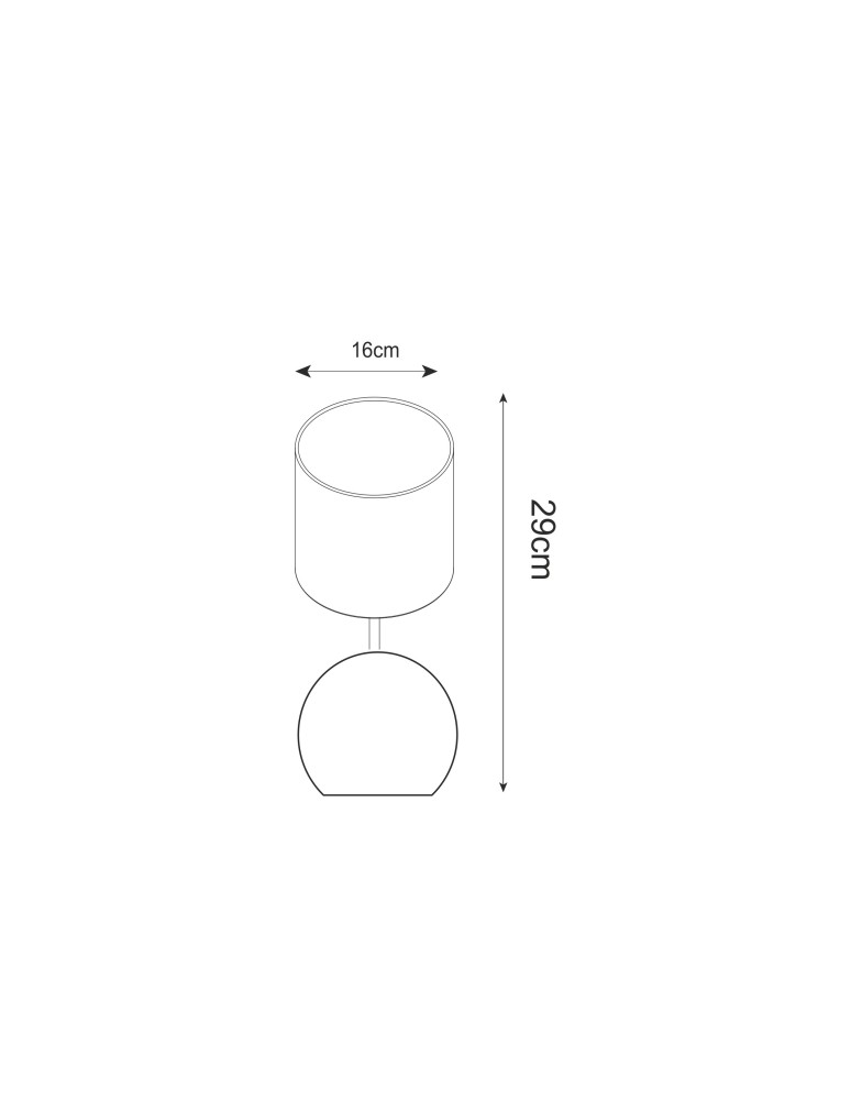 Nightlights - Zuma Line SALLY Desk Lamp E14 40W T16079. - product kolory-swiatla.pl 2