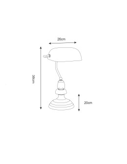 Zuma Line TABLE Biurkowa T110810 E27 60W T110810 - produkt 2