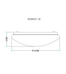 Round Plafonds - Zuma Line CARPI LED 18W Ceiling Lamp RLX96437-1M. - product 2