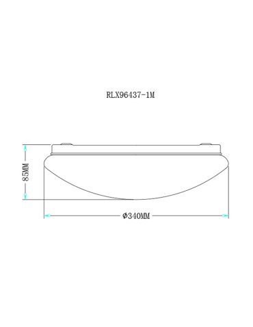 Zuma Line CARPI LED 18W Ceiling Lamp RLX96437-1M. - product 2