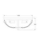 Ceiling lamps with crystals - Zuma Line COSI 40W E14 Ceiling Lamp RLX94775-3. - product 2