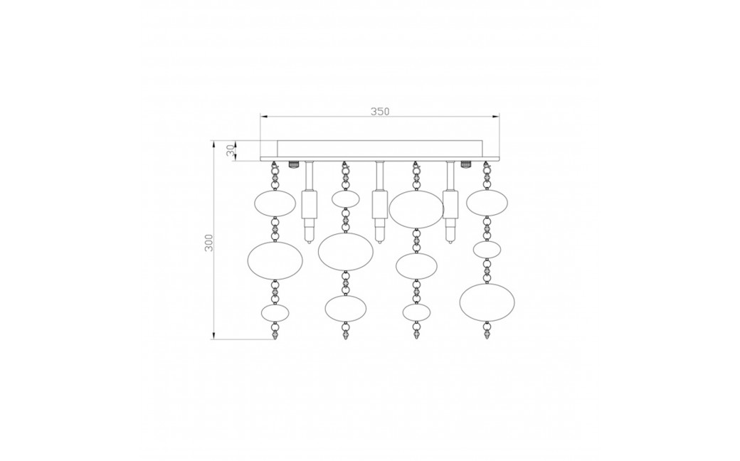 Zuma Line ELLI Lampa Sufitowa G9 40W RLX92175-5