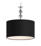 Pendant lamps with lampshade - Zuma Line REA II Pendant Lamp Black E27 60W RLD93163-1B. - product 1