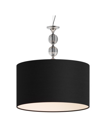 Zuma Line REA II Pendant Lamp Black E27 60W RLD93163-1B.