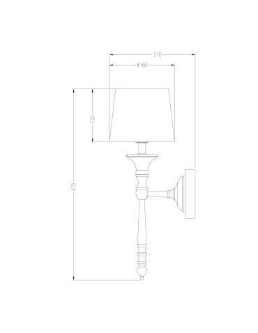 Zuma Line CLOE Wall lamp E14 40W RLB94875-1W. - product 2