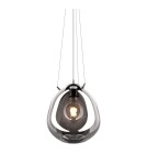 Glass pendant lamps - Zuma Line MOON Pendant Lamp E27 60W P19066B-D25. - product 2