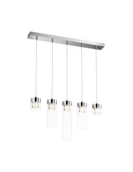 ZUMA LINE GEM LAMPA Wisząca Chrome G9 28W P0389-05E-F4AC