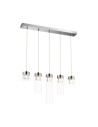 ZUMA LINE GEM LAMPA Wisząca Chrome G9 28W P0389-05E-F4AC