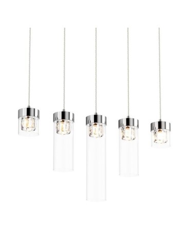 ZUMA LINE GEM LAMPA Wisząca Chrome G9 28W P0389-05E-F4AC - produkt 2