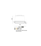 LED pendant lamps - Azzardo VIENA BLACK 1xLED Pendant Black AZ2849 - product 3