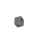 Outdoor ceiling lamps - Azzardo JOE SQUARE DGR 1xGU10 Outdoor Ceiling Light Dark Grey IP54 AZ3323. - product 1