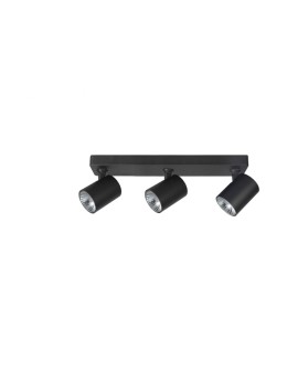 Azzardo EXO 3 BLACK 3xGU10 Ceiling Spotlight Black AZ3197