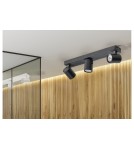 Spotlight ceiling lamps - Azzardo EXO 3 BLACK 3xGU10 Ceiling Spotlight Black AZ3197 - product 3
