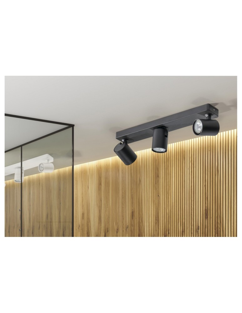 Spotlight ceiling lamps - Azzardo EXO 3 WHITE 3xGU10 Ceiling Spotlight White AZ3198 - product kolory-swiatla.pl 3