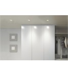 Flush-mounted lamps - pendants - Azzardo HERA GIPS SQUARE S 1xES111 Recessed White AZ3466 - product 3