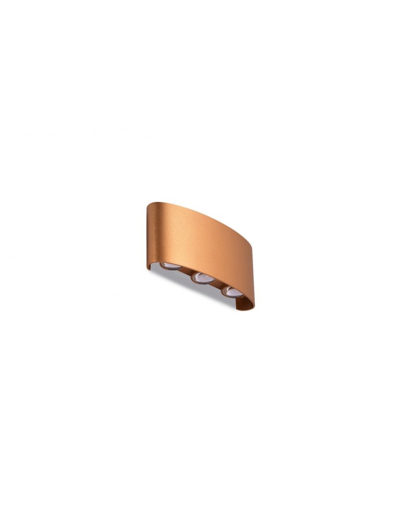 Wall lamps - Azzardo GINNA 3 GOLD 6xLED Wall Mounted Gold IP54 AZ3485 - product kolory-swiatla.pl 2