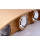 Wall lamps - Azzardo GINNA 3 GOLD 6xLED Wall Mounted Gold IP54 AZ3485 - product 3
