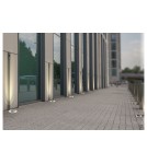 Overhead and ground lights - Azzardo HYDE SQUARE 1xGU10 Outdoor Grounded Aluminum IP54 AZ3326 - product 3