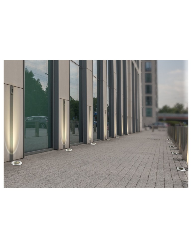 Overhead and ground lights - Azzardo HYDE SQUARE 1xGU10 Outdoor Grounded Aluminum IP54 AZ3326 - product kolory-swiatla.pl 3