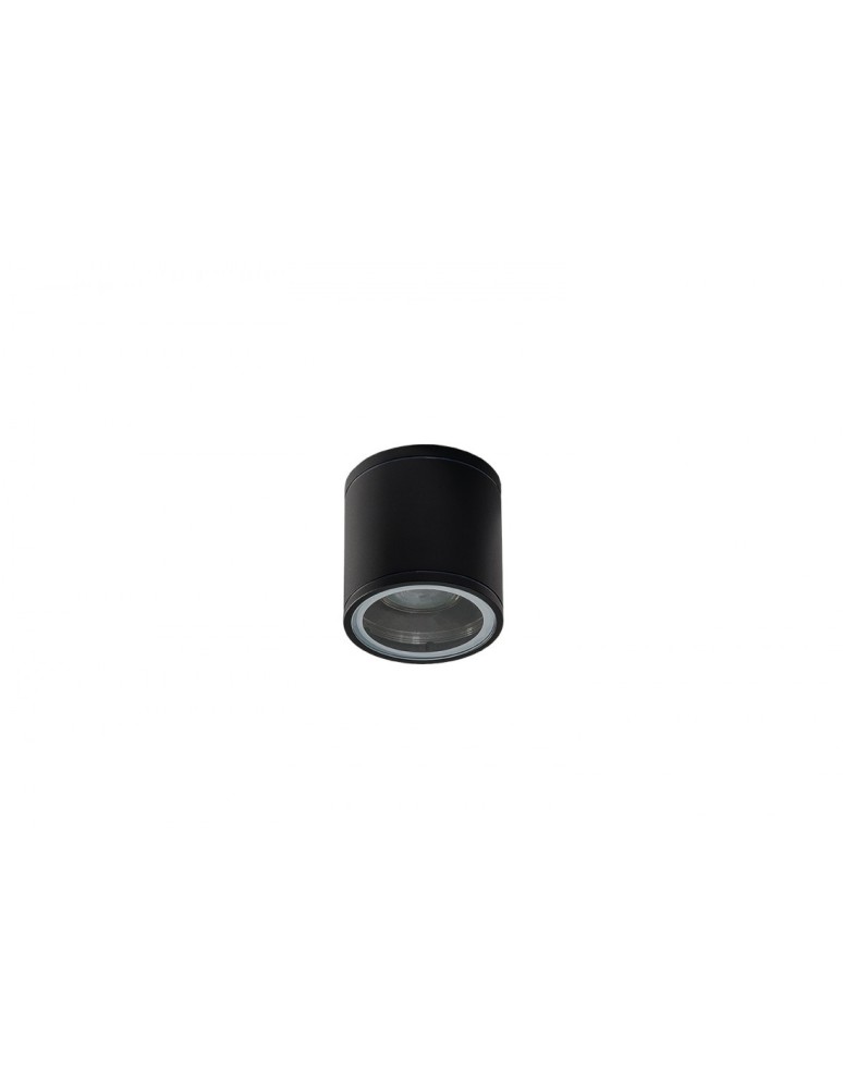 Outdoor ceiling lamps - Azzardo JOE TUBE BLACK 1xGU10 Outdoor Ceiling Light Black IP54 AZ3314 - product kolory-swiatla.pl 1