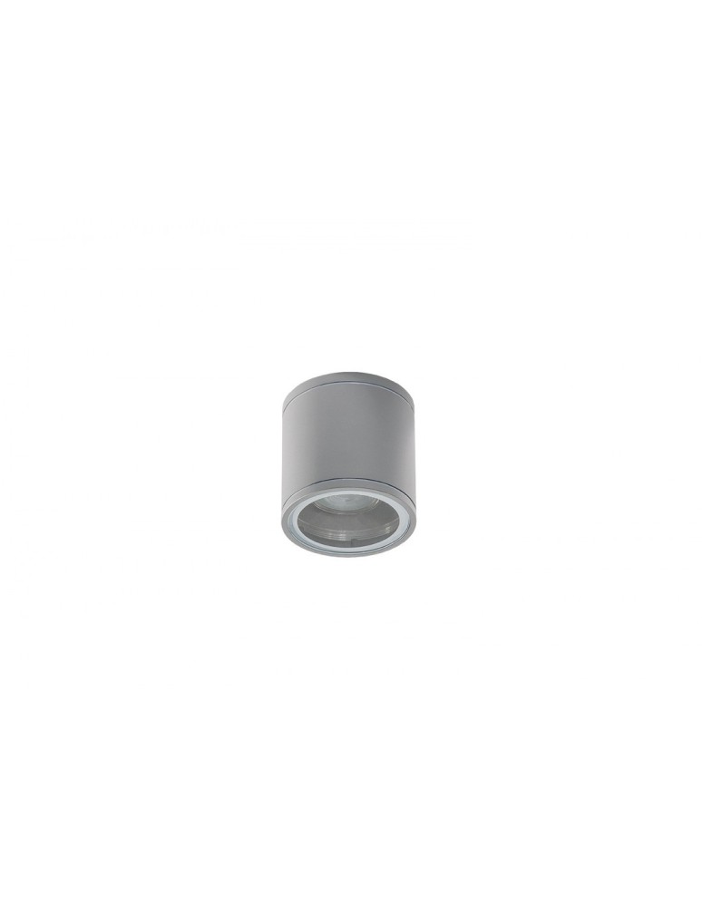 Outdoor ceiling lamps - Azzardo JOE TUBE DGR 1xGU10 Outdoor Ceiling Light Dark Gray IP54 AZ3313 - product kolory-swiatla.pl 1