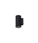 Outdoor wall lamps - Azzardo JOE WALL 2 BLACK 2xGU10 Outdoor Wall Mount Black IP54 AZ3320. - product 1