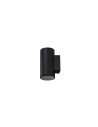 Azzardo JOE WALL 2 BLACK 2xGU10 Outdoor Wall Mount Black IP54 AZ3320.