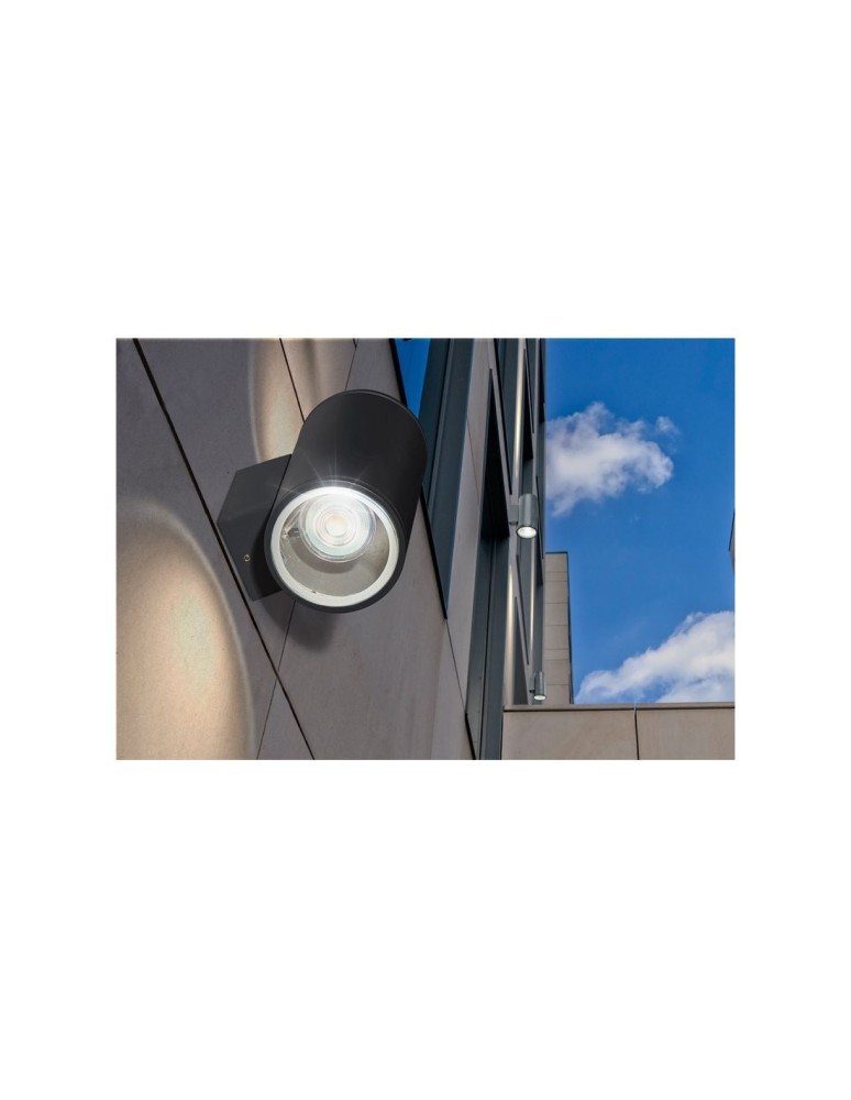Outdoor wall lamps - Azzardo JOE WALL 2 DGR 2xGU10 Outdoor Wall Mounted Dark Grey IP54 AZ3319. - product kolory-swiatla.pl 2