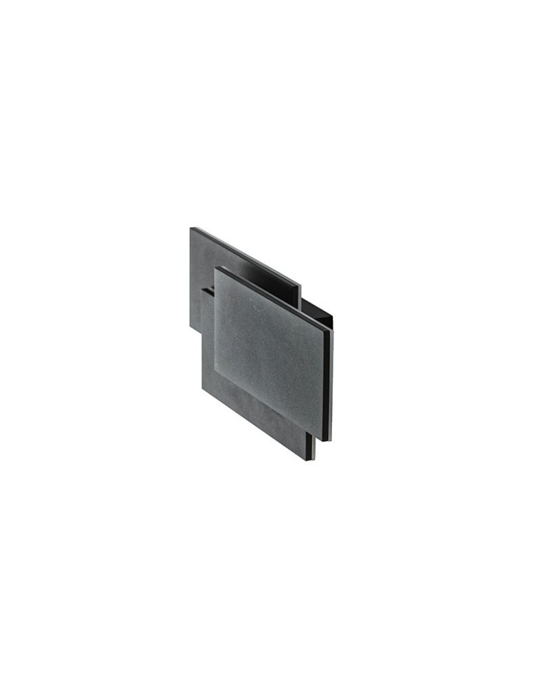 Wall lamps - Azzardo CLOVER SQUARE BLACK 1xLED Wall Mounted Black AZ2198 - product kolory-swiatla.pl 2