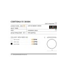 Round Plafonds - Azzardo CORTONA 55 3000K GREY 1xLED Ceiling Ceiling Gray AZ2743 - product 2