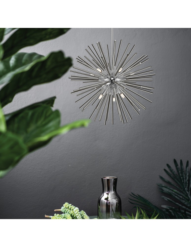 Modern chandeliers - Zuma Line URCHIN Pendant Lamp Chrome G9 42W P0491-09F-F4AN. - product kolory-swiatla.pl 4
