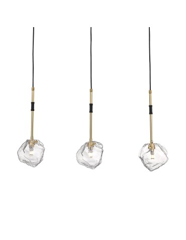 Zuma Line ROCK Lampa Wisząca Czarny/Złoty G9 28W P0488-03K-SEAC - produkt 2