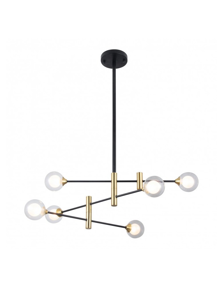 Pendant lamps spheres - Italux Marino pendant lamp PND-9148-6 - product kolory-swiatla.pl 1